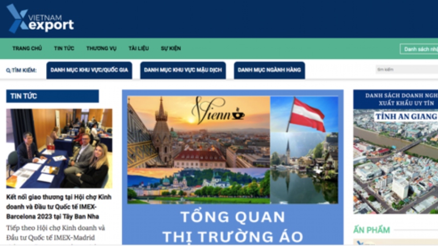 Portal helps Vietnamese exporters access foreign markets